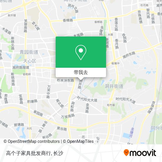 高个子家具批发商行地图