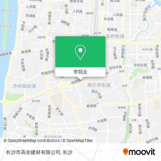 长沙市高全建材有限公司地图