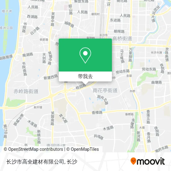 长沙市高全建材有限公司地图