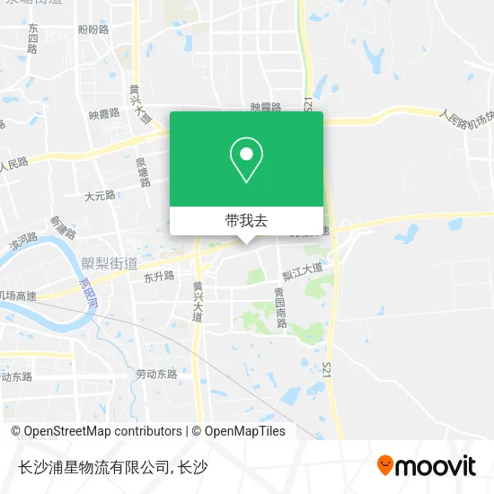 长沙浦星物流有限公司地图
