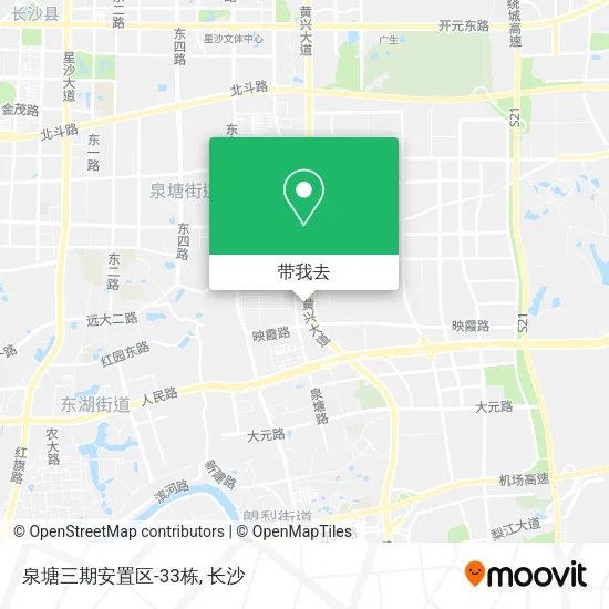 泉塘三期安置区-33栋地图