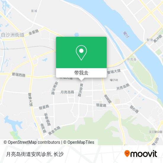 月亮岛街道安民诊所地图