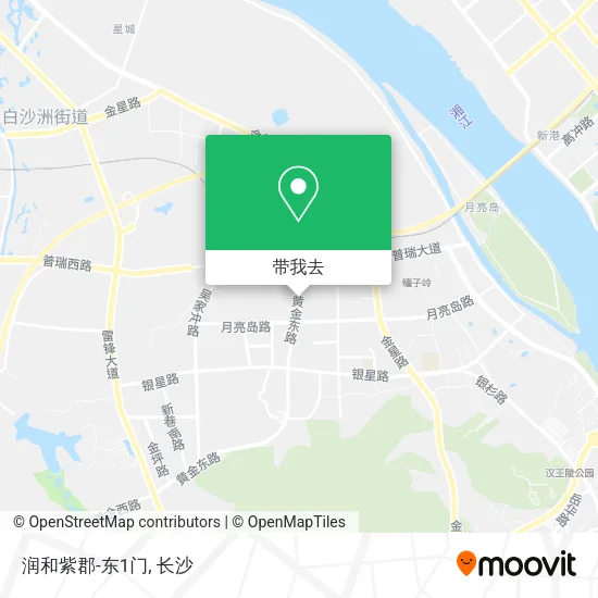 润和紫郡-东1门地图