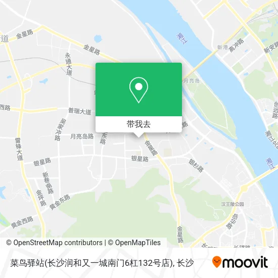 菜鸟驿站(长沙润和又一城南门6杠132号店)地图