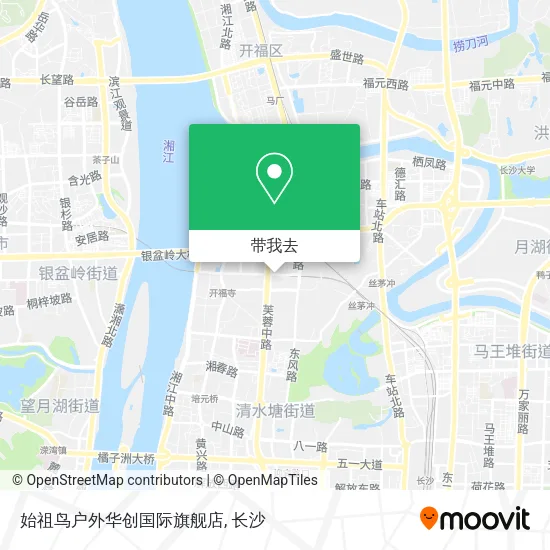 始祖鸟户外华创国际旗舰店地图