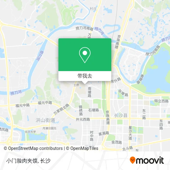 小门脸肉夹馍地图