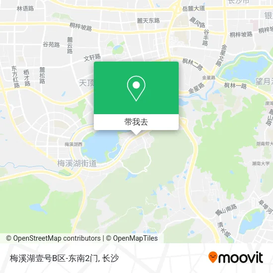 梅溪湖壹号B区-东南2门地图