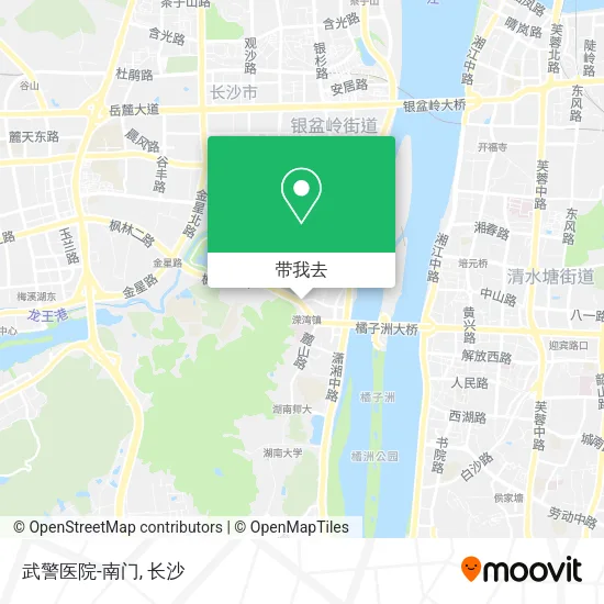 武警医院-南门地图