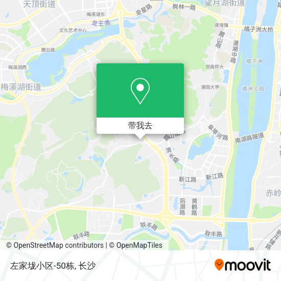 左家垅小区-50栋地图