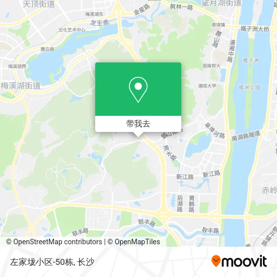 左家垅小区-50栋地图