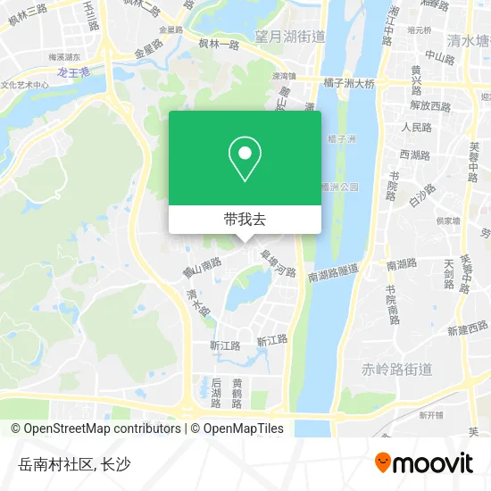 岳南村社区地图