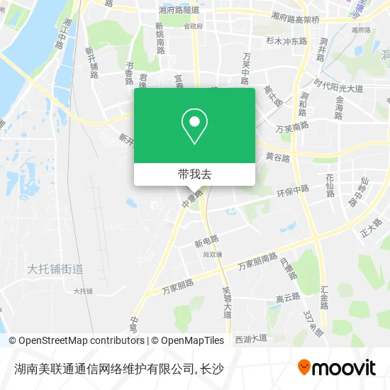湖南美联通通信网络维护有限公司地图