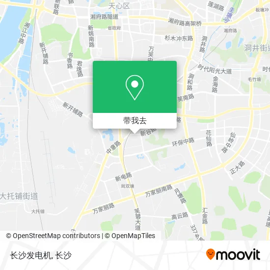 长沙发电机地图