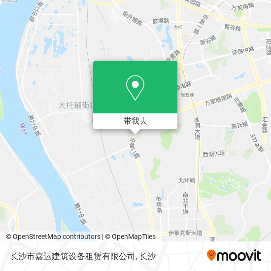 长沙市嘉运建筑设备租赁有限公司地图