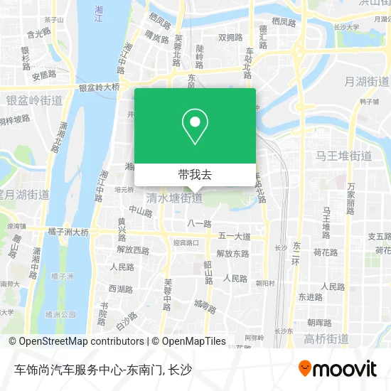 车饰尚汽车服务中心-东南门地图