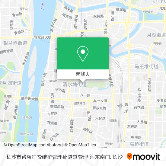 长沙市路桥征费维护管理处隧道管理所-东南门地图
