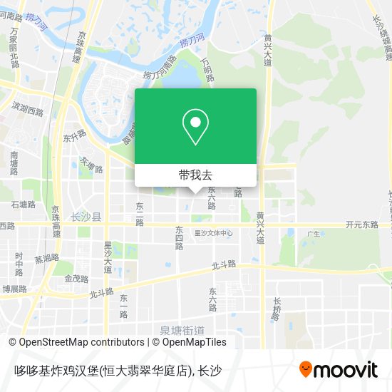 哆哆基炸鸡汉堡(恒大翡翠华庭店)地图