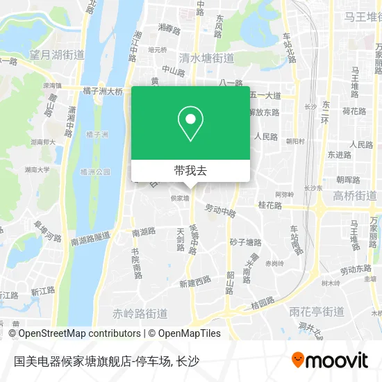 国美电器候家塘旗舰店-停车场地图