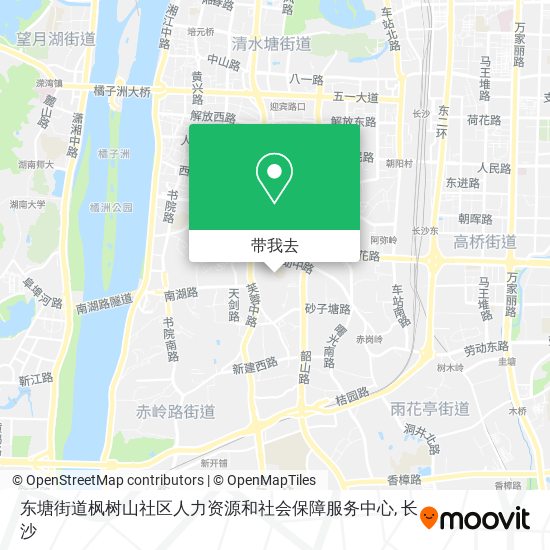 东塘街道枫树山社区人力资源和社会保障服务中心地图