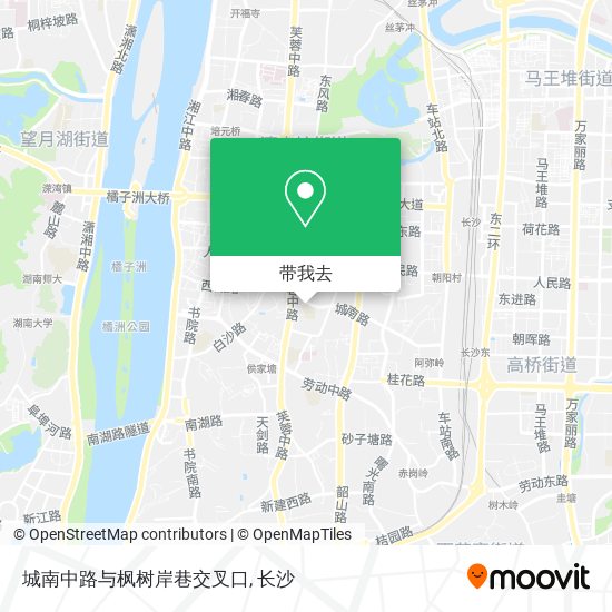 城南中路与枫树岸巷交叉口地图