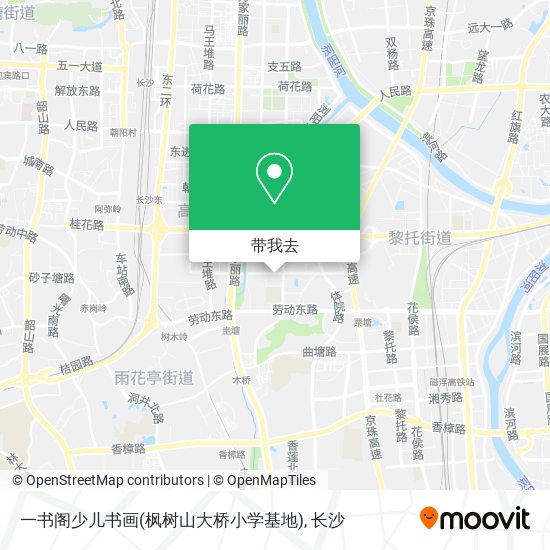 一书阁少儿书画(枫树山大桥小学基地)地图