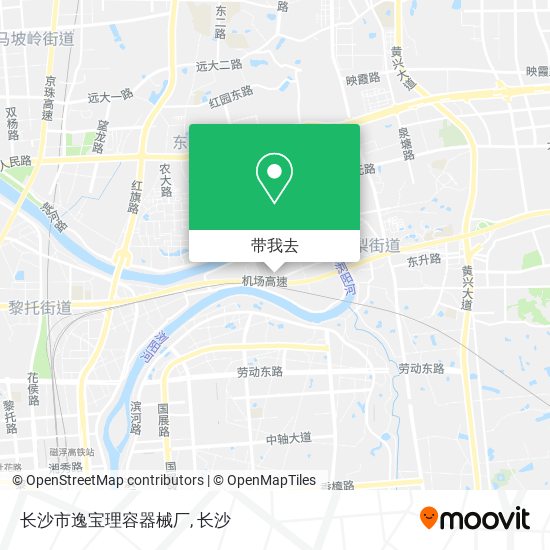 长沙市逸宝理容器械厂地图