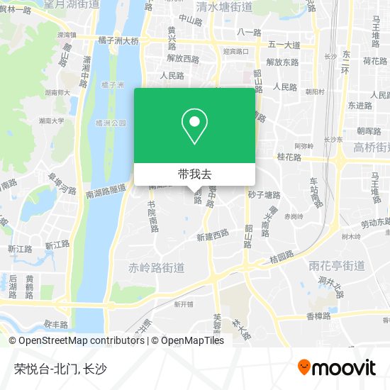 荣悦台-北门地图