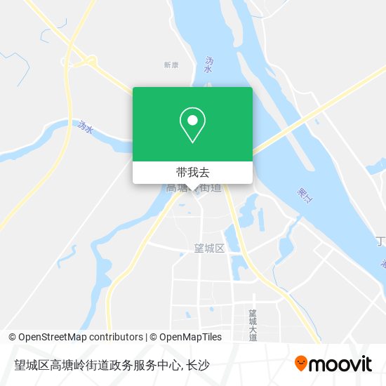 望城区高塘岭街道政务服务中心地图
