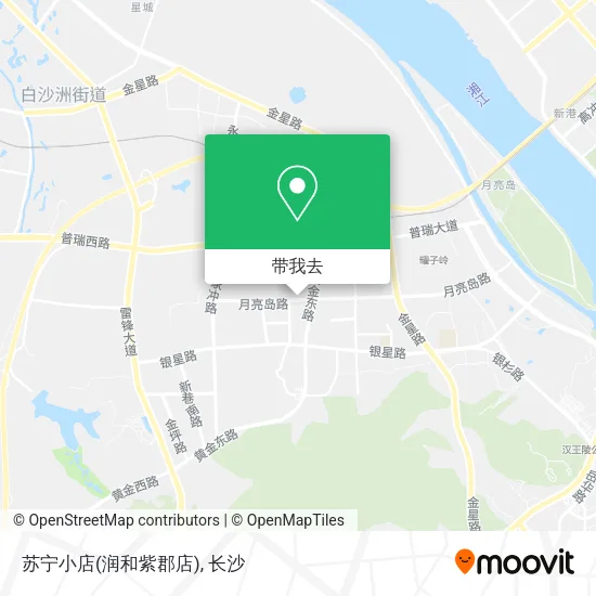 苏宁小店(润和紫郡店)地图