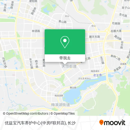 优益宝汽车养护中心(中房F联邦店)地图
