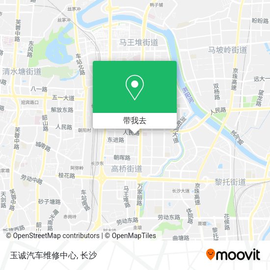 玉诚汽车维修中心地图