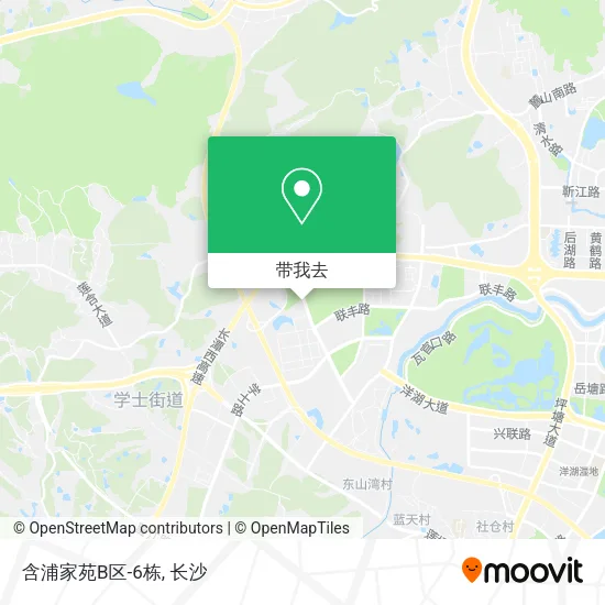 含浦家苑B区-6栋地图