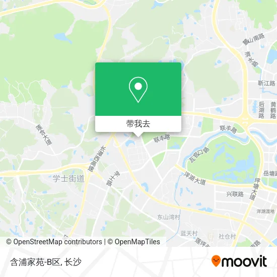 含浦家苑-B区地图