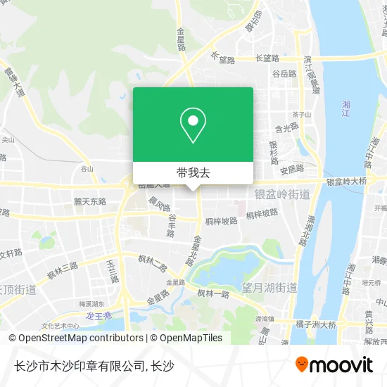 长沙市木沙印章有限公司地图