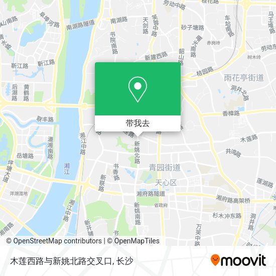 木莲西路与新姚北路交叉口地图