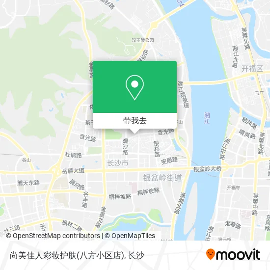 尚美佳人彩妆护肤(八方小区店)地图