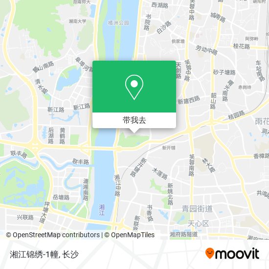 湘江锦绣-1幢地图