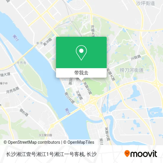 长沙湘江壹号湘江1号湘江一号客栈地图