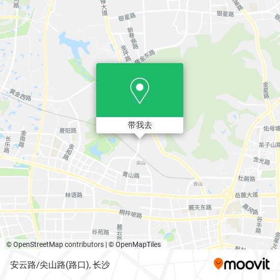 安云路/尖山路(路口)地图