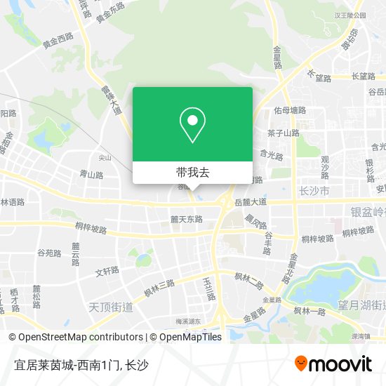 宜居莱茵城-西南1门地图