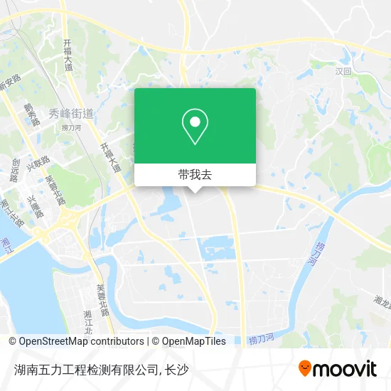 湖南五力工程检测有限公司地图
