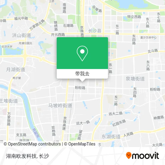 湖南欧发科技地图