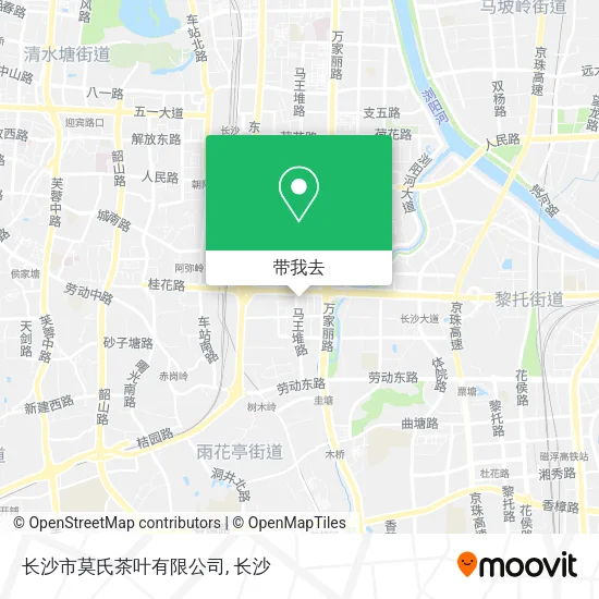 长沙市莫氏茶叶有限公司地图