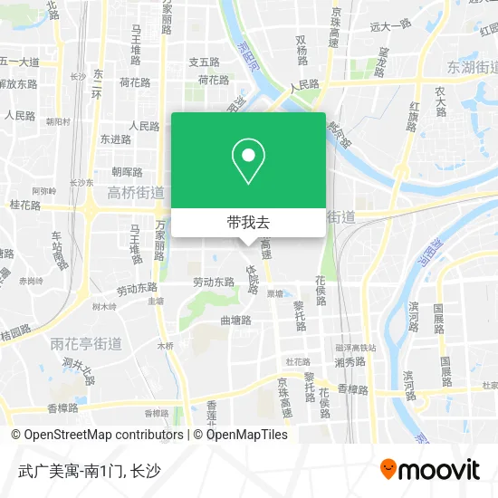 武广美寓-南1门地图
