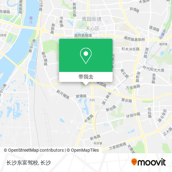 长沙东富驾校地图