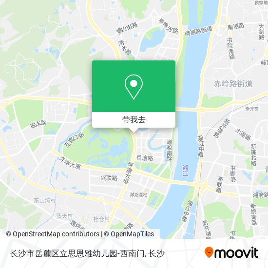 长沙市岳麓区立思恩雅幼儿园-西南门地图