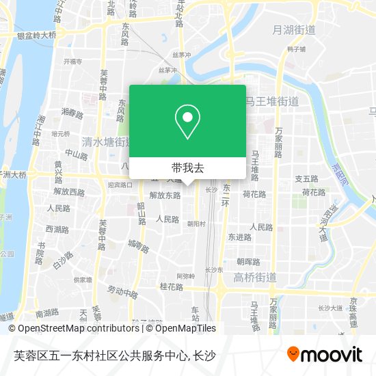芙蓉区五一东村社区公共服务中心地图