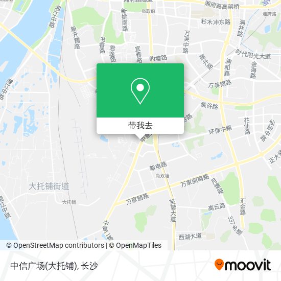 中信广场(大托铺)地图