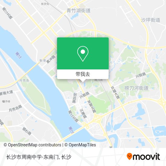 长沙市周南中学-东南门地图