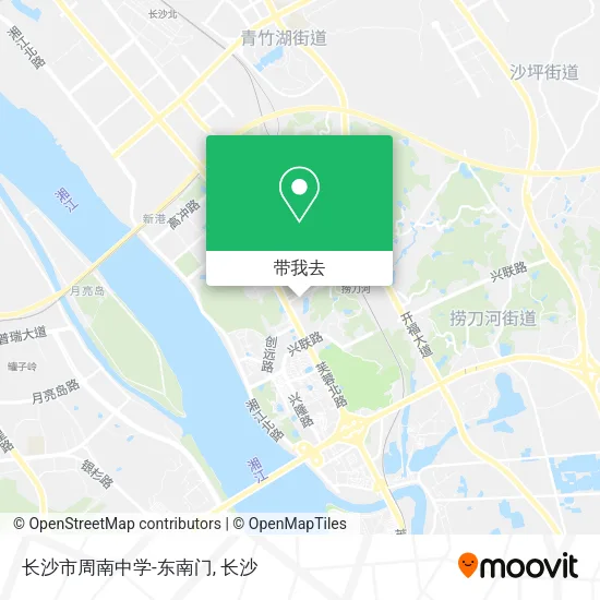 长沙市周南中学-东南门地图